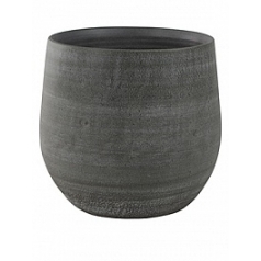 Кашпо Nieuwkoop Indoor pottery pot esra mystic grey, серого цвета диаметр - 36 см высота - 32 см