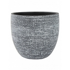Кашпо Nieuwkoop Indoor pottery pot karlijn anthracite, цвет антрацит диаметр - 35 см высота - 32 см