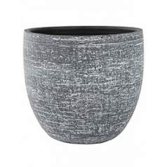 Кашпо Nieuwkoop Indoor pottery pot karlijn anthracite, цвет антрацит диаметр - 42 см высота - 38 см