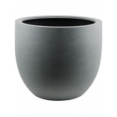 Кашпо Nieuwkoop Argento egg pot natural grey, серого цвета диаметр - 65 см высота - 54 см