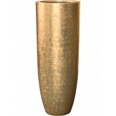 Кашпо Nieuwkoop Metallic под цвет серебра leaf partner glossy gold, под цвет золота (with технический горшок) диаметр - 46 см высота - 120 см