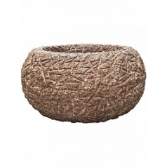 Кашпо Nieuwkoop Polystone coated kamelle bowl rock диаметр - 54 см высота - 30 см