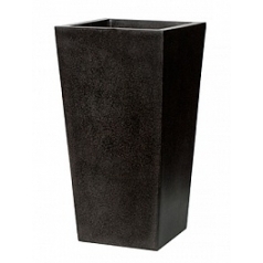Кашпо Nieuwkoop Capi Lux planter taper 3-й размер black, чёрного цвета длина - 41 см высота - 90.3 см