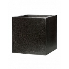 Кашпо Nieuwkoop Capi Lux pot square 3-й размер black, чёрного цвета длина - 40 см высота - 40 см