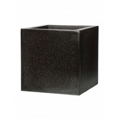 Кашпо Nieuwkoop Capi Lux pot square 7-й размер black, чёрного цвета длина - 100 см высота - 100 см