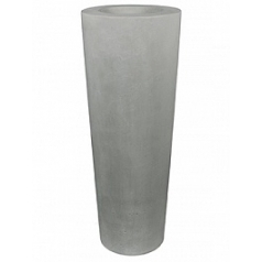 Кашпо Nieuwkoop Conical planter grey, серого цвета диаметр - 48 см высота - 110 см