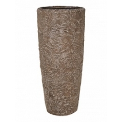Кашпо Nieuwkoop Rocky sepia granite диаметр - 35 см высота - 79 см