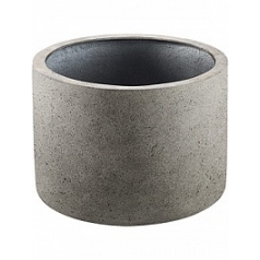 Кашпо Nieuwkoop Grigio cylinder natural-фактура под бетон диаметр - 60 см высота - 41 см