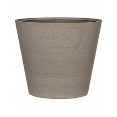 Кашпо Nieuwkoop Refined bucket M размер clouded grey, серого цвета диаметр - 58 см высота - 50 см