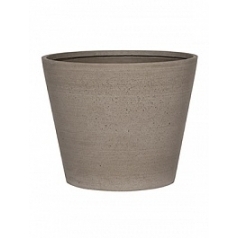 Кашпо Nieuwkoop Refined bucket S размер clouded grey, серого цвета диаметр - 50 см высота - 40 см