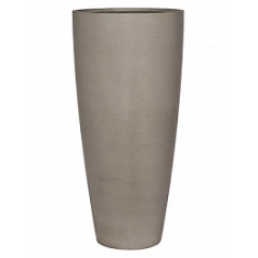 Кашпо Nieuwkoop Refined dax XL размер clouded grey, серого цвета диаметр - 46.5 см высота - 99 см