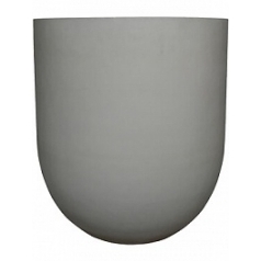 Кашпо Nieuwkoop Refined jumbo lex S размер clouded grey, серого цвета диаметр - 80 см высота - 88 см