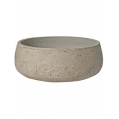 Кашпо Nieuwkoop Rough eileen M размер grey, серого цвета washed диаметр - 29 см высота - 11 см