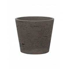 Кашпо Nieuwkoop Rough mini bucket L размер chocolate диаметр - 23 см высота - 20 см