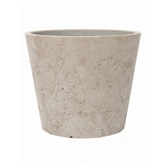 Кашпо Nieuwkoop Rough mini bucket L размер grey, серого цвета washed диаметр - 23 см высота - 20 см