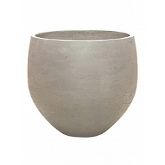 Кашпо Nieuwkoop Rough orb XXL размер grey, серого цвета washed диаметр - 48 см высота - 43 см