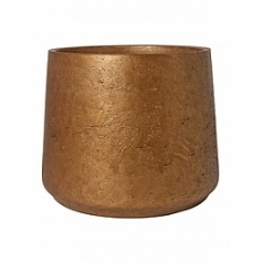 Кашпо Nieuwkoop Rough patt XXXL размер metallic copper диаметр - 45 см высота - 38 см