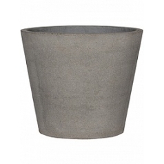 Кашпо Nieuwkoop Stone bucket l, brushed cement диаметр - 58 см высота - 50 см