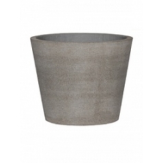 Кашпо Nieuwkoop Stone bucket m, brushed cement диаметр - 50 см высота - 40 см