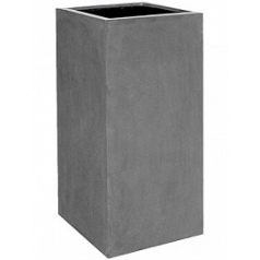 Кашпо Nieuwkoop Fiberstone bouvy grey, серого цвета XL размер длина - 50 см высота - 100 см