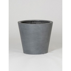 Кашпо Nieuwkoop Fiberstone bucket grey, серого цвета XS размер диаметр - 40 см высота - 35 см