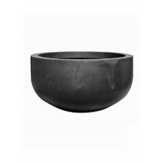 Кашпо Nieuwkoop Fiberstone city bowl black, чёрного цвета M размер диаметр - 110 см высота - 60 см
