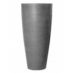 Кашпо Nieuwkoop Fiberstone dax grey, серого цвета XL размер диаметр - 47 см высота - 100 см