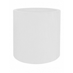 Кашпо Nieuwkoop Fiberstone glossy white, белого цвета jumbo max M размер диаметр - 70 см высота - 70 см