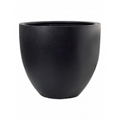 Кашпо Nieuwkoop Fiberstone jesslyn black, чёрного цвета M размер диаметр - 60 см высота - 52.5 см