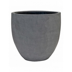 Кашпо Nieuwkoop Fiberstone jesslyn grey, серого цвета M размер диаметр - 60 см высота - 52.5 см