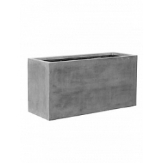 Кашпо Nieuwkoop Fiberstone jort grey, серого цвета XL размер длина - 150 см высота - 75 см