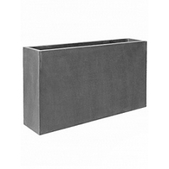 Кашпо Nieuwkoop Fiberstone jort slim grey, серого цвета S размер длина - 91 см высота - 50 см