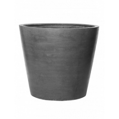 Кашпо Nieuwkoop Fiberstone jumbo cone grey, серого цвета L размер диаметр - 112 см высота - 97 см