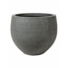 Кашпо Nieuwkoop Fiberstone jumbo grey, серого цвета orb L размер диаметр - 133 см высота - 114 см