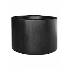Кашпо Nieuwkoop Fiberstone jumbo max middle high black, чёрного цвета XL размер диаметр - 110 см высота - 70 см