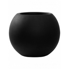 Кашпо Nieuwkoop Fiberstone matt black, чёрного цвета beth S размер диаметр - 31 см высота - 25 см