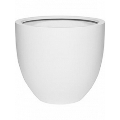 Кашпо Nieuwkoop Fiberstone matt white, белого цвета jesslyn S размер диаметр - 50 см высота - 44 см