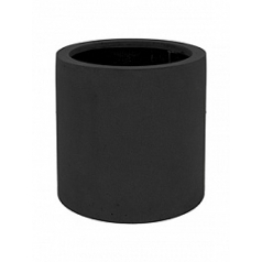Кашпо Nieuwkoop Fiberstone max black, чёрного цвета S размер диаметр - 30 см высота - 30 см