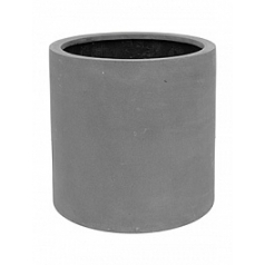 Кашпо Nieuwkoop Fiberstone max grey, серого цвета M размер диаметр - 43 см высота - 43 см
