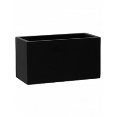 Кашпо Nieuwkoop Fiberstone mini matt black, чёрного цвета jort XS размер длина - 30 см высота - 15 см