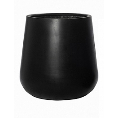 Кашпо Nieuwkoop Fiberstone pax black, чёрного цвета M размер диаметр - 44 см высота - 46 см