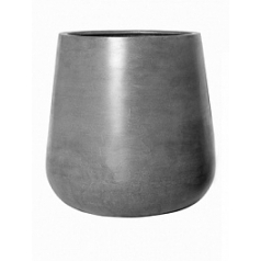Кашпо Nieuwkoop Fiberstone pax grey, серого цвета M размер диаметр - 44 см высота - 46 см