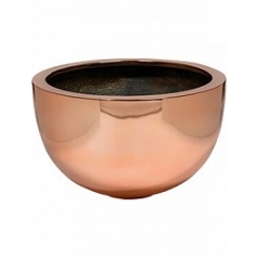 Кашпо Nieuwkoop Fiberstone platinum rose bowl M размер диаметр - 45 см высота - 28 см