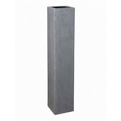 Кашпо Nieuwkoop Fiberstone yenn grey, серого цвета M размер длина - 25 см высота - 125 см