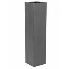 Кашпо Nieuwkoop Fiberstone yenn grey, серого цвета S размер длина - 25 см высота - 100 см
