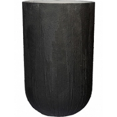 Кашпо Nieuwkoop Raw cody high L размер burned black, чёрного цвета диаметр - 43.5 см высота - 68 см
