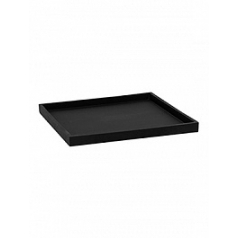 Поддон Fiberstone saucer block black, чёрного цвета 40 длина - 43 см высота - 4 см