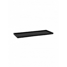 Поддон Fiberstone saucer jort black, чёрного цвета 40 длина - 83 см высота - 4 см