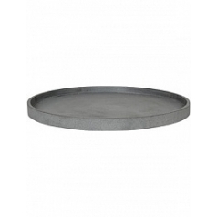Поддон Fiberstone saucer round M размер grey, серого цвета диаметр - 47 см высота - 4 см