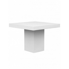 Стол Nieuwkoop Fiberstone glossy white, белого цвета table S размер длина - 100 см высота - 77 см